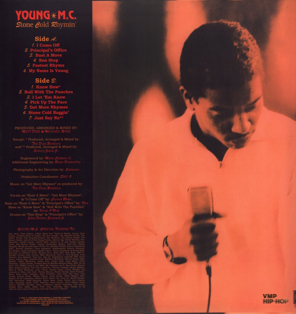Young Mc - Stone Cold Rhymin' - Lp