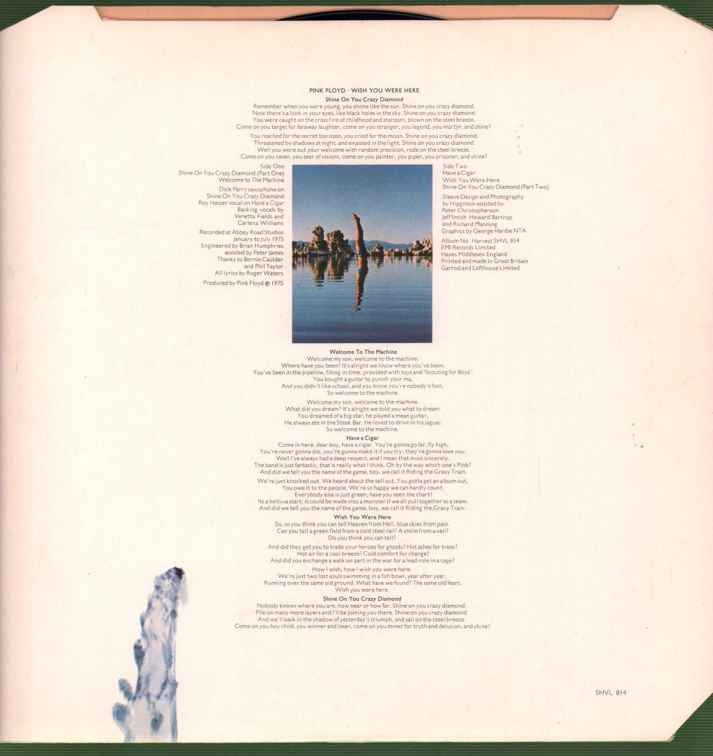 Pink Floyd - Wish You Were Here - Lp
