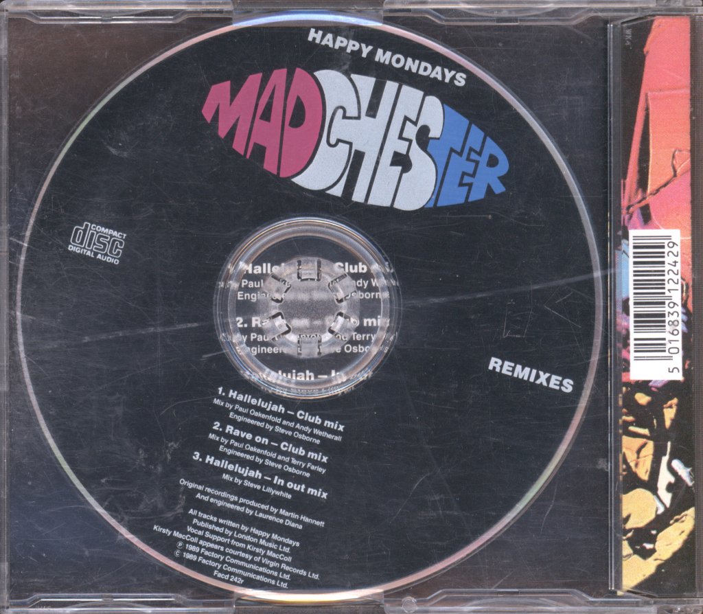 Happy Mondays - Madchester - Rave On (Remixes) - Cd