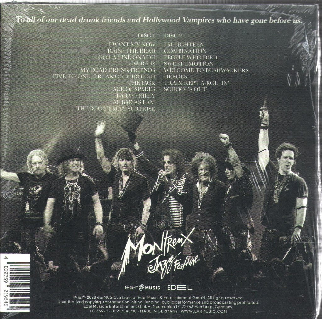 Hollywood Vampires - At Montreux Jazz Festival - Double Cd