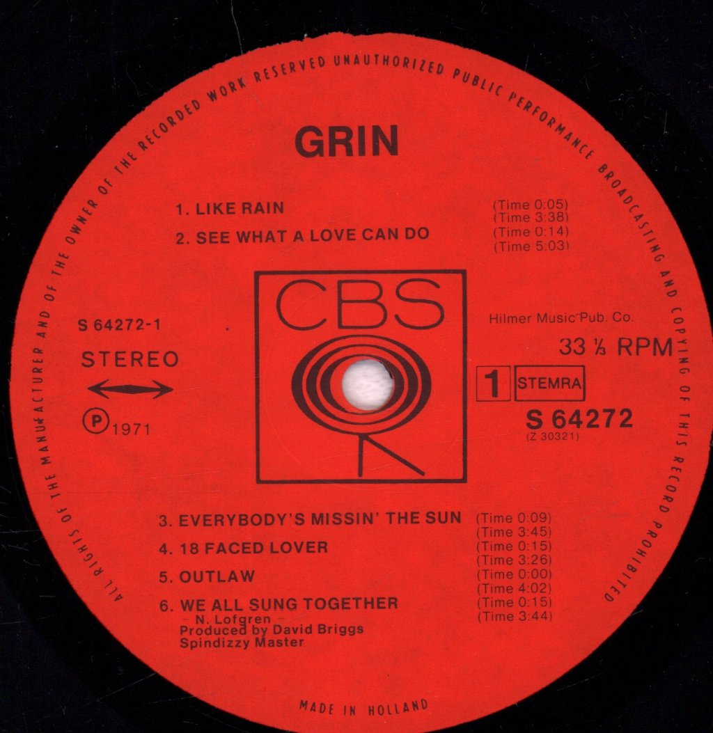 Grin - Grin - Lp