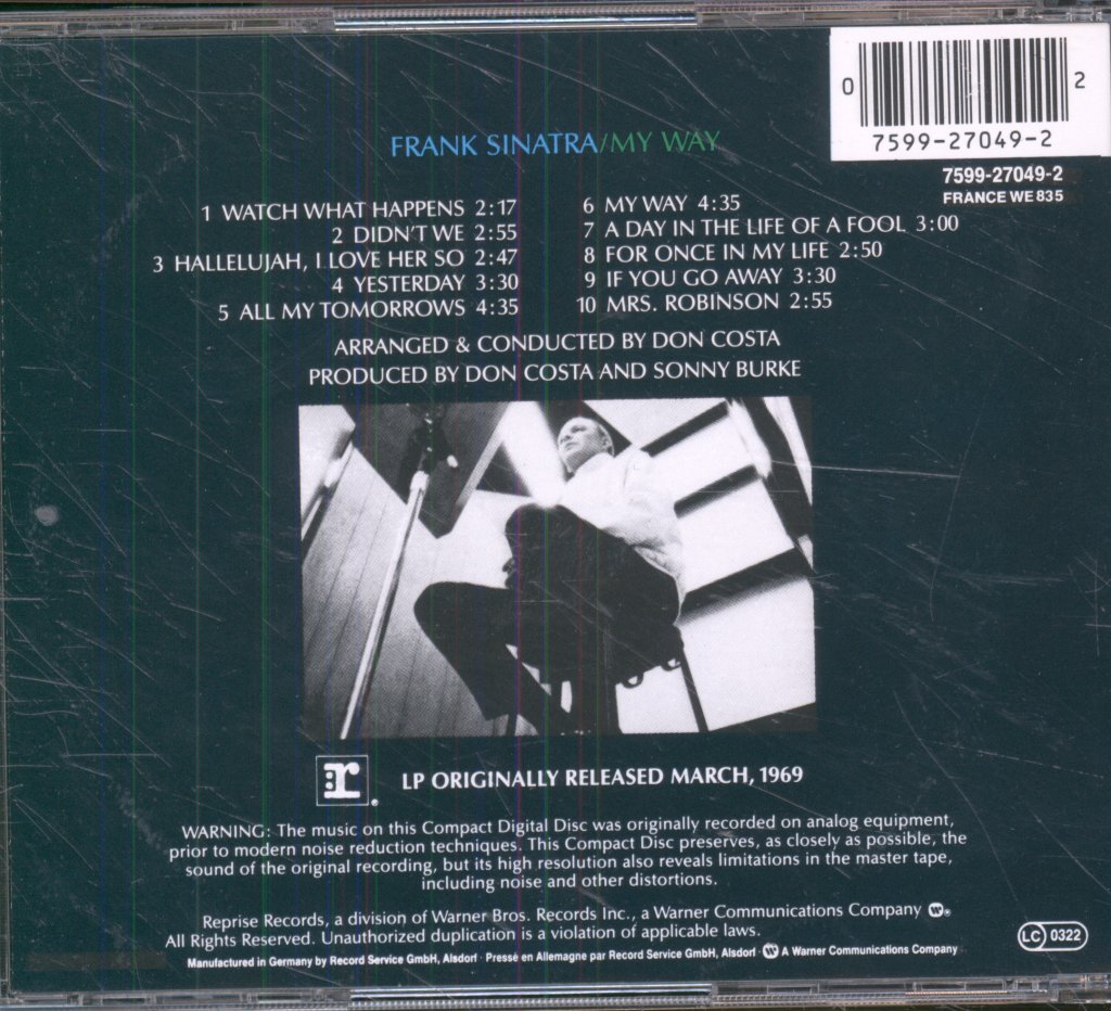 Frank Sinatra - My Way - Cd