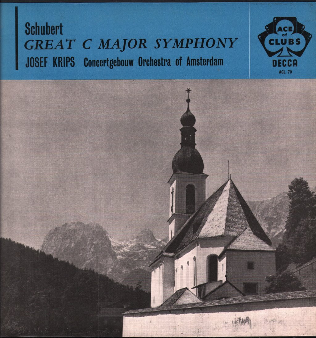 Josef Krips / Concertgebouw Orchestra of Amsterdam - Schubert - Great C Major Symphony - Lp