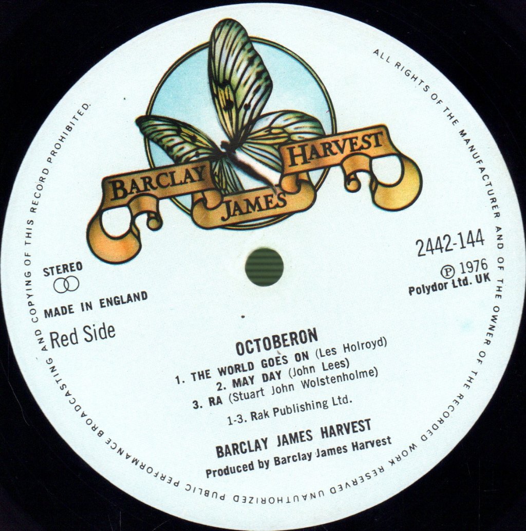 Barclay James Harvest - Time Honoured Ghosts / Octoberon - Double Lp