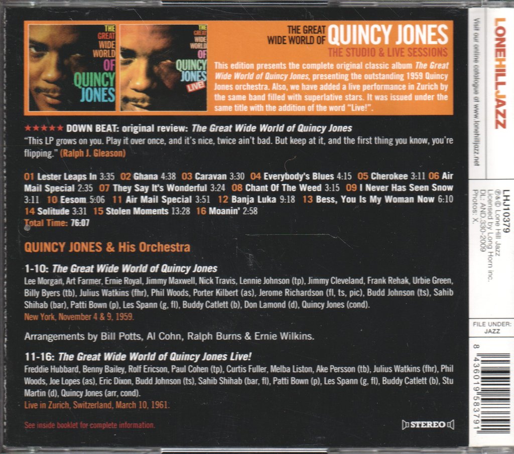 Quincy Jones - Great Wide World Of... - Cd