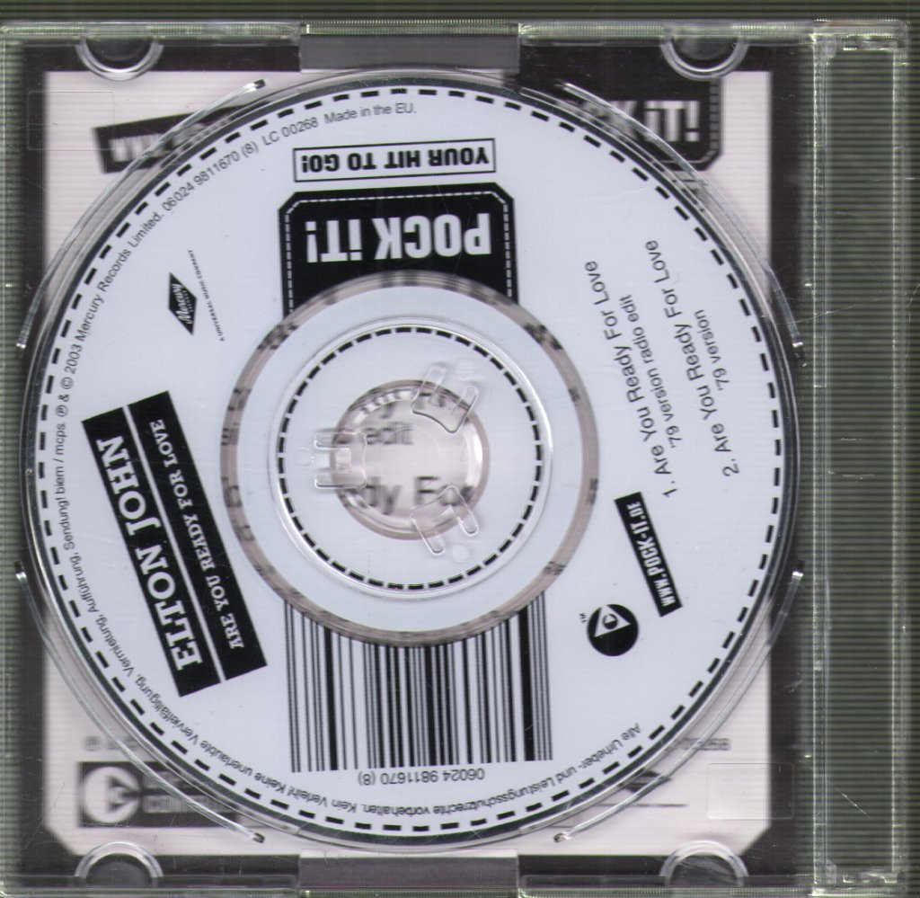 Elton John - Are You Ready For Love - Cd
