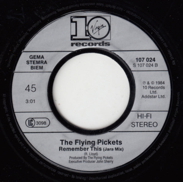Flying Pickets - Who's That Girl - 7 Inch