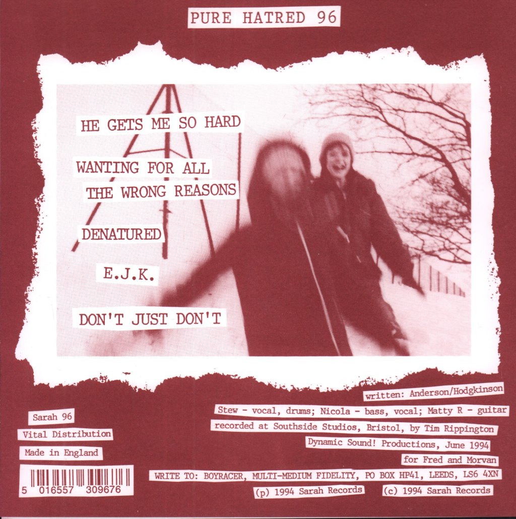 Boyracer - He Gets Me So Hard - 7 Inch