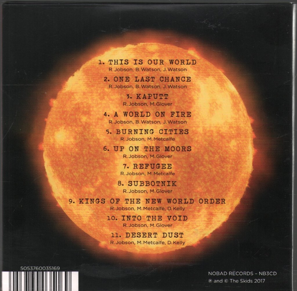 Skids - Burning Cities - Cd