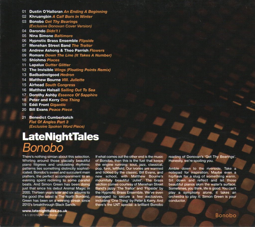 Bonobo - LateNightTales - Cd