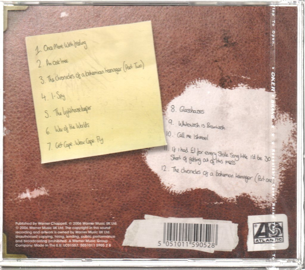 Get Cape Wear Cape Fly - Chronicles Of A Bohemian Teenager - Cd