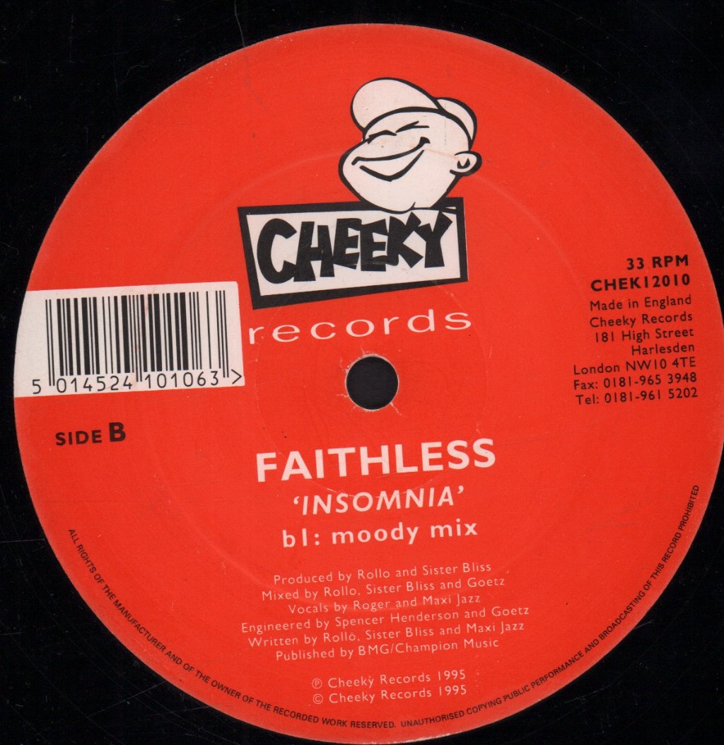 Faithless - Insomnia - 12 Inch