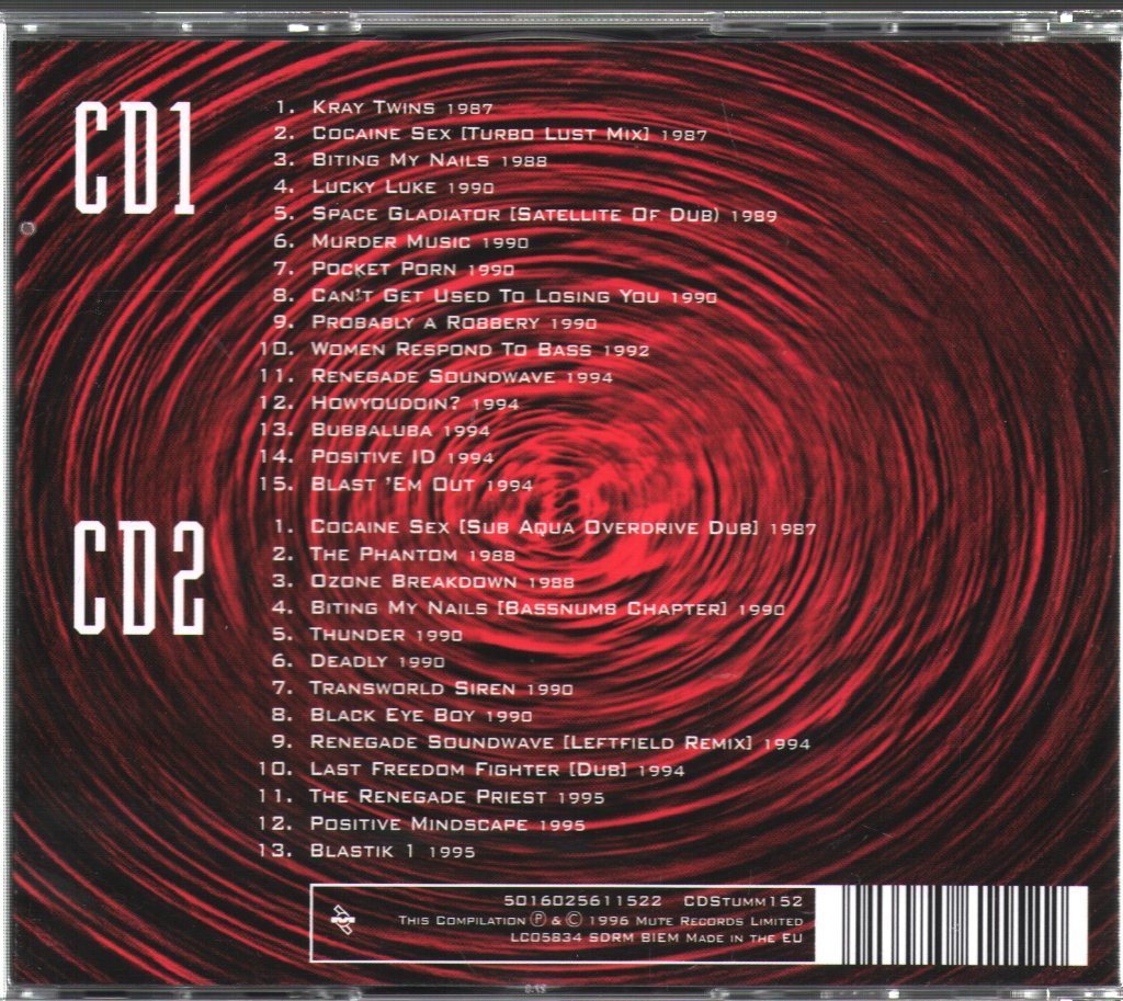 Renegade Soundwave - RSW 1987-1995 - Double Cd
