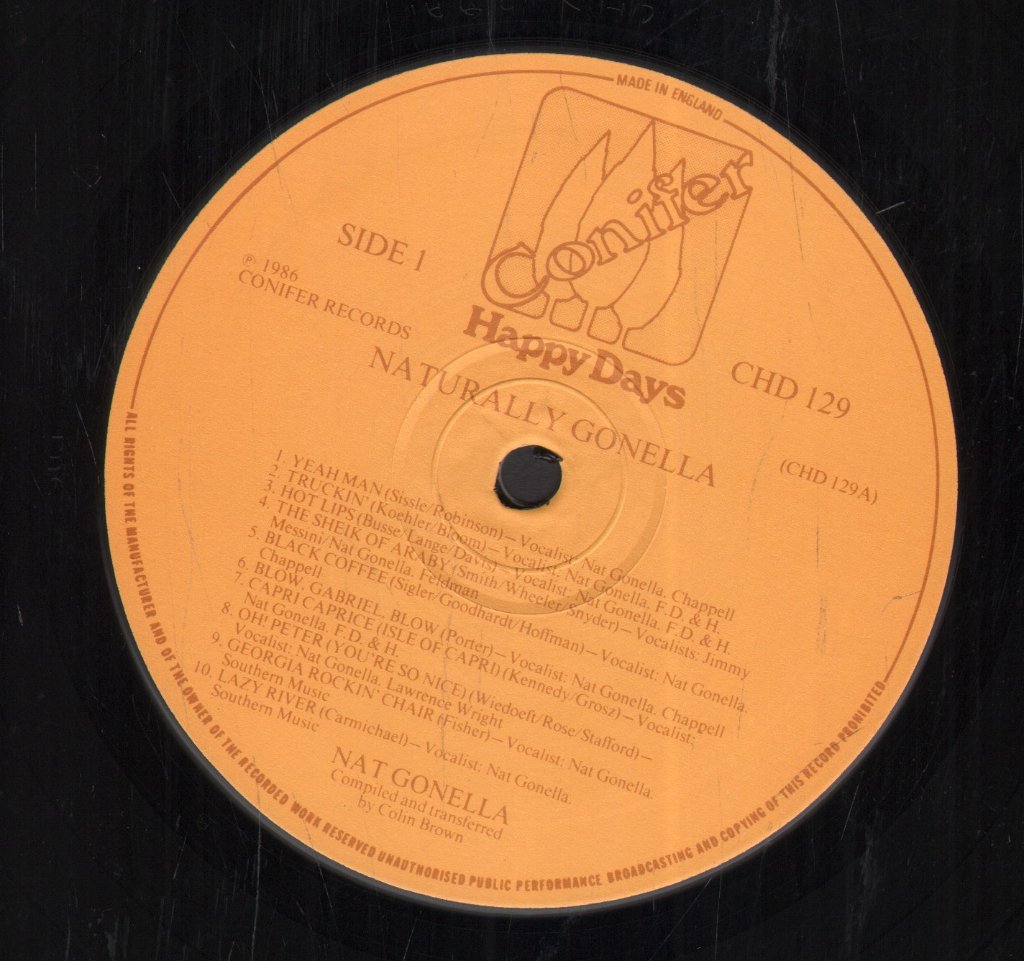 Nat Gonella And His Georgians - Naturally Gonella - Lp