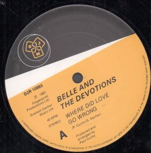 Belle And The Devotions (Eurovision) - Where Did Love Go Wrong - 12 Inch
