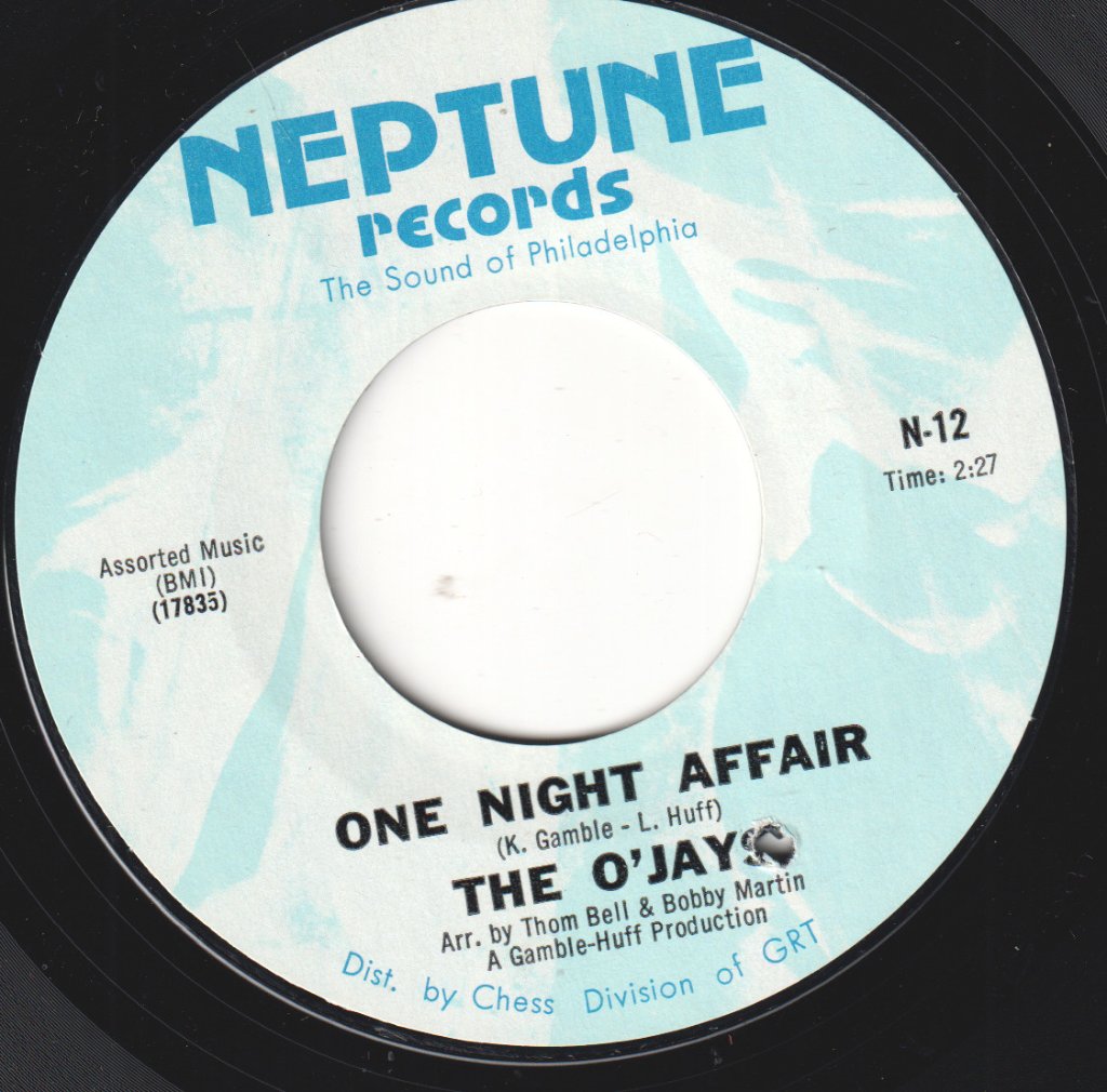 O'Jays - One Night Affair - 7 Inch