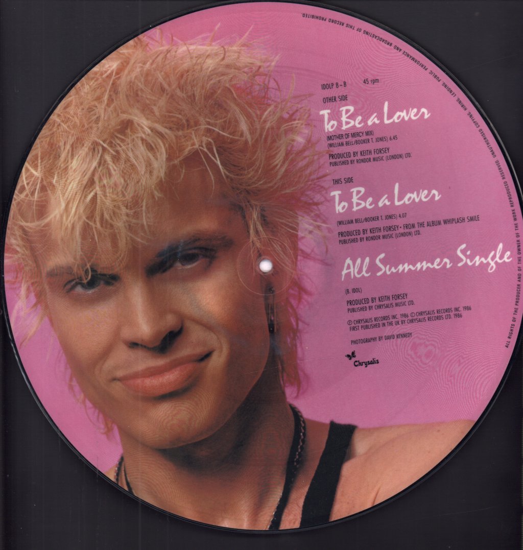 Billy Idol - To Be A Lover - 12 Inch