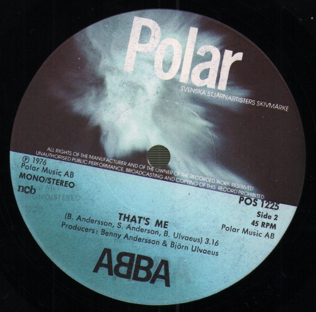ABBA - Dancing Queen & That's Me - 7 Inch