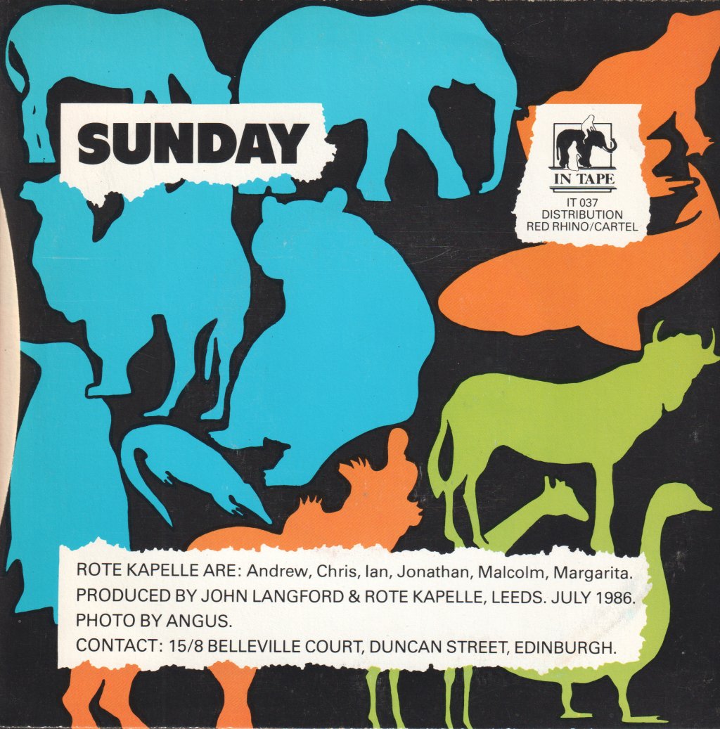 Rote Kapelle - These Animals Are Dangerous - 7 Inch