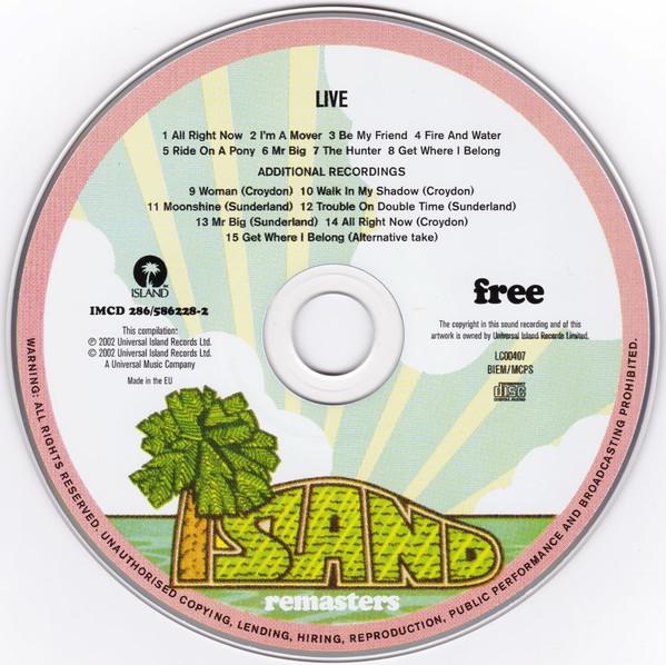 Free - Free Live - Cd
