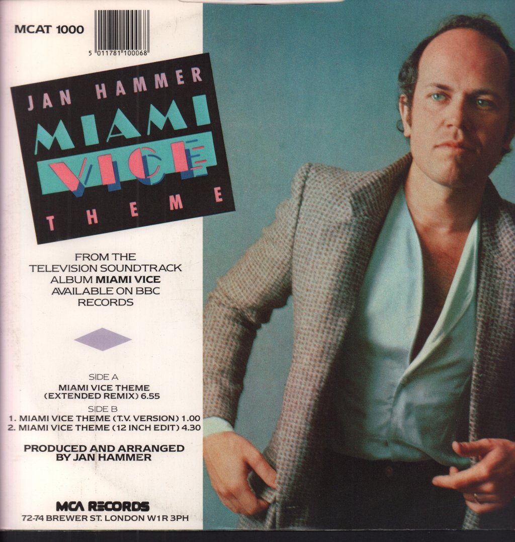 Jan Hammer - Miami Vice Theme - 12 Inch