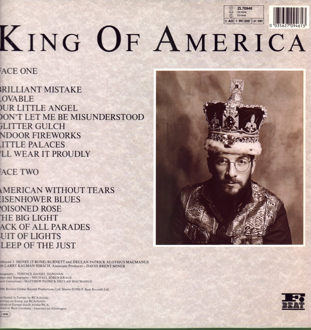 Elvis Costello - King Of America - Lp