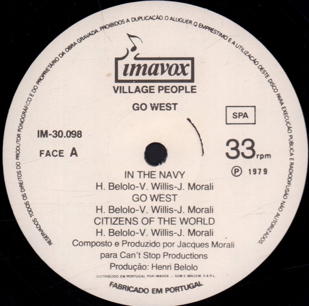 Village People - Go West - Lp