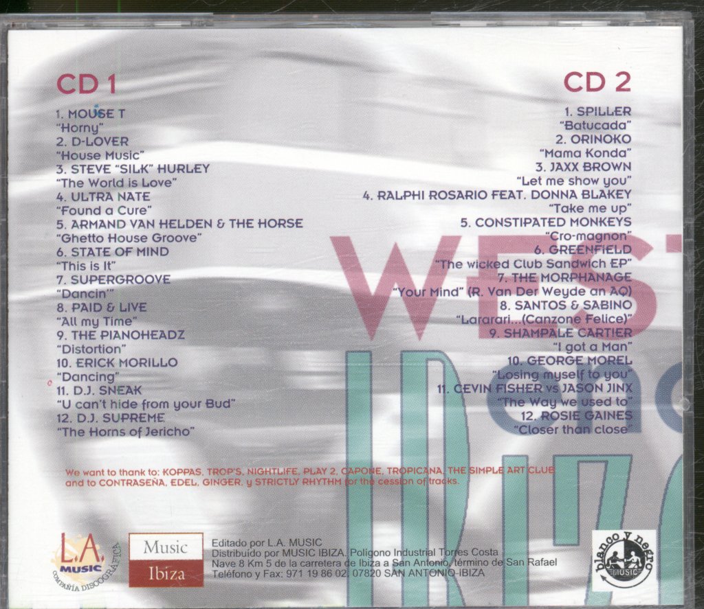 Various Artists - West End Ibiza - Double Cd