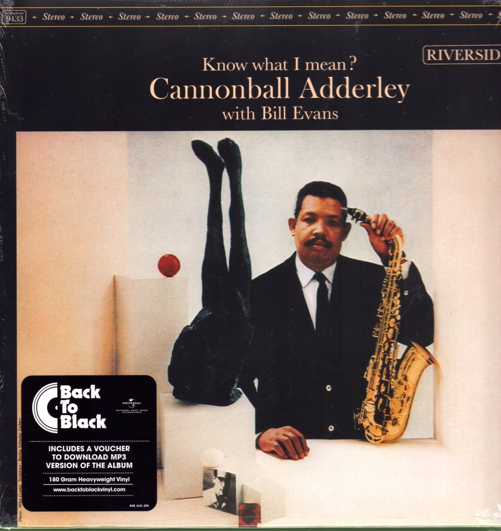 Cannonball Adderley With Bill Evans - Know What I Mean ? - Lp