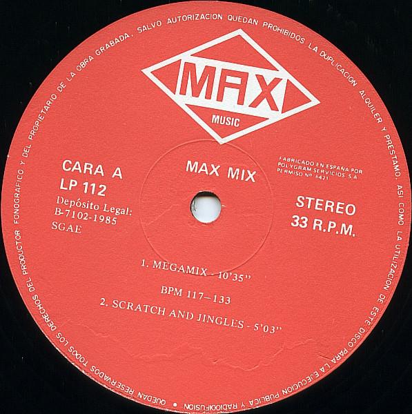 Mike Platinas & Javier Ussia - Max Mix El Primer Megamix Espanol - Lp