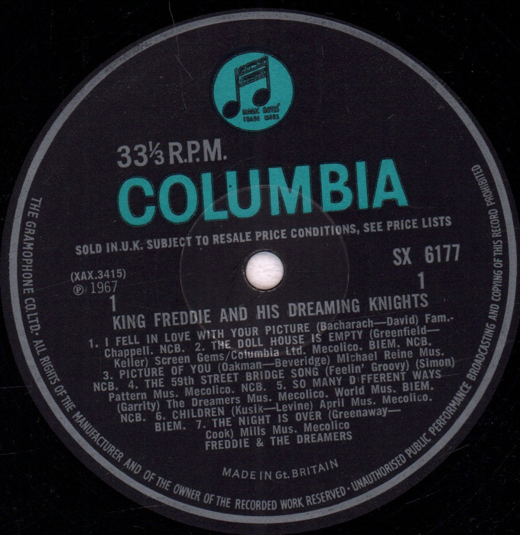 Freddie And The Dreamers - King Freddie & His Dreaming Knights - Lp
