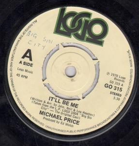 Michael Price - It'll Be Me - 7 Inch