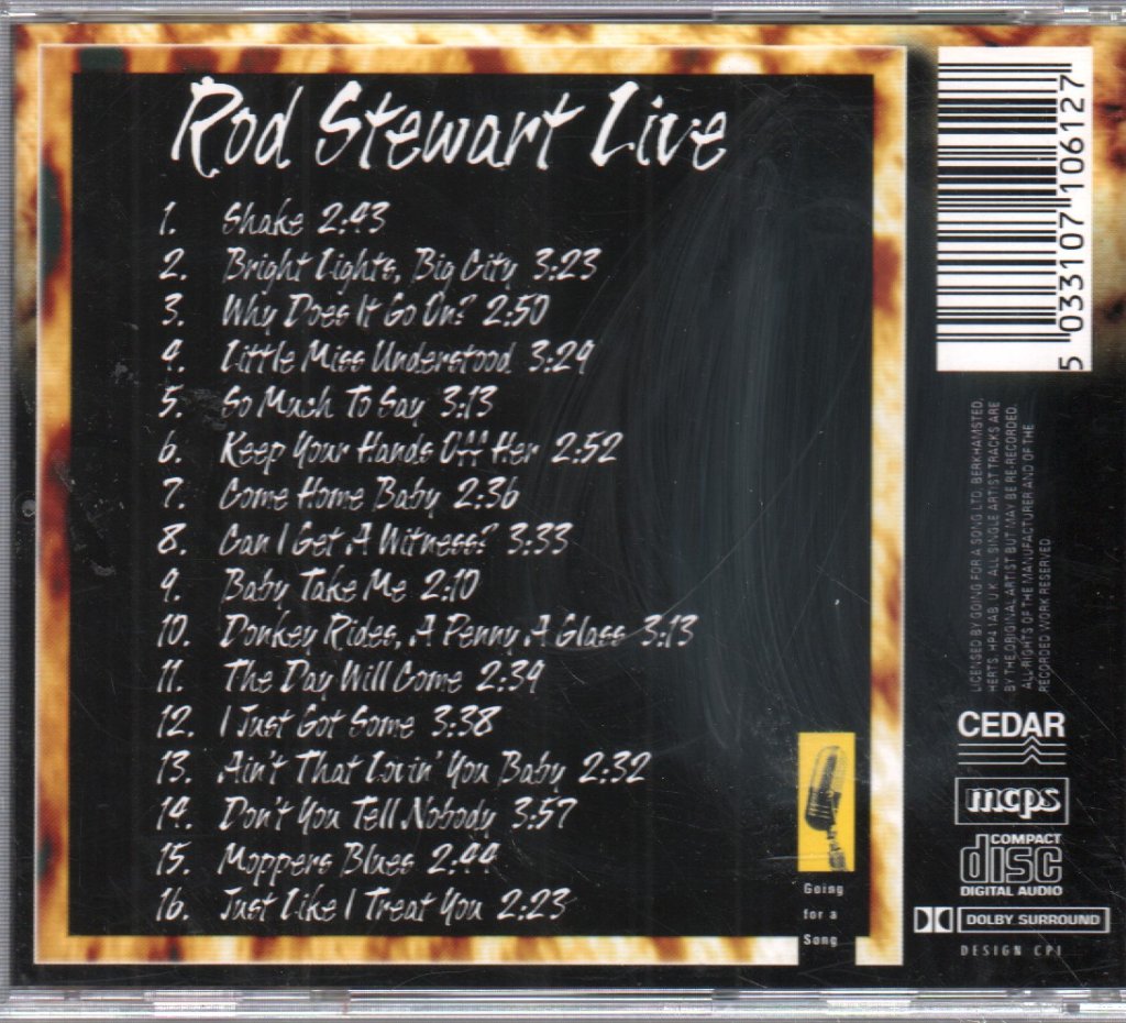 Rod Stewart - Live - Cd