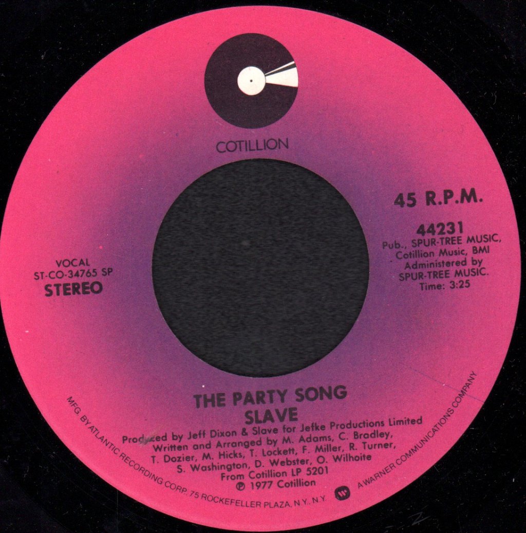 Slave - Party Song - 7 Inch