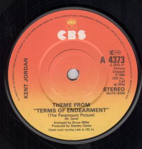 Kent Jordan - Theme From Terms Of Endearment - 7 Inch