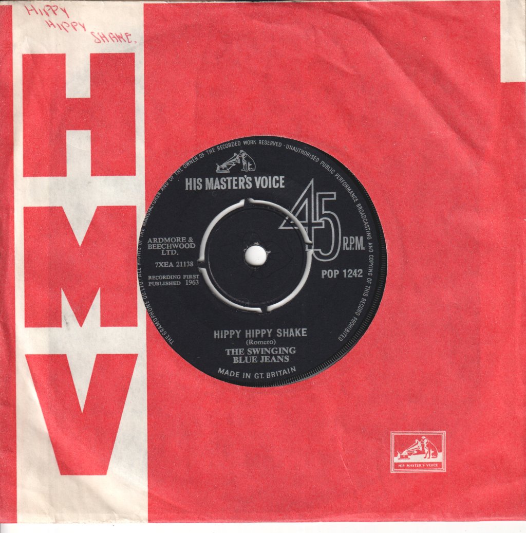 Swinging Blue Jeans - Hippy Hippy Shake - 7 Inch