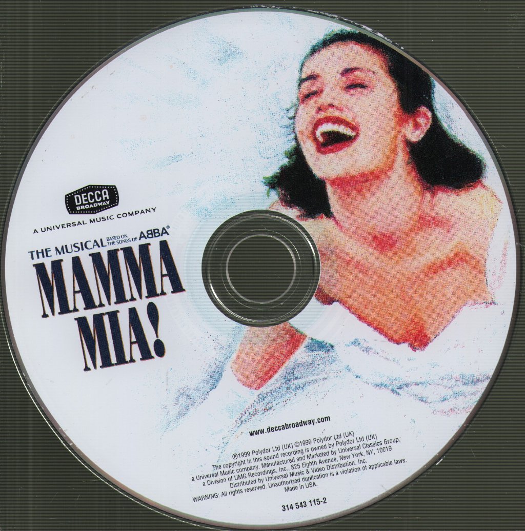 Björn Ulvaeus & Benny Andersson - Mamma Mia! - The Musical Based On The Songs Of Abba (A Decca Broadway Original Cast Album) - Cd