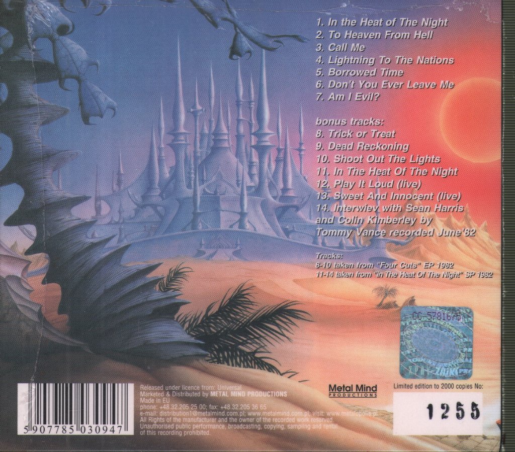 Diamond Head (Nwobhm Group) - Borrowed Time - Cd