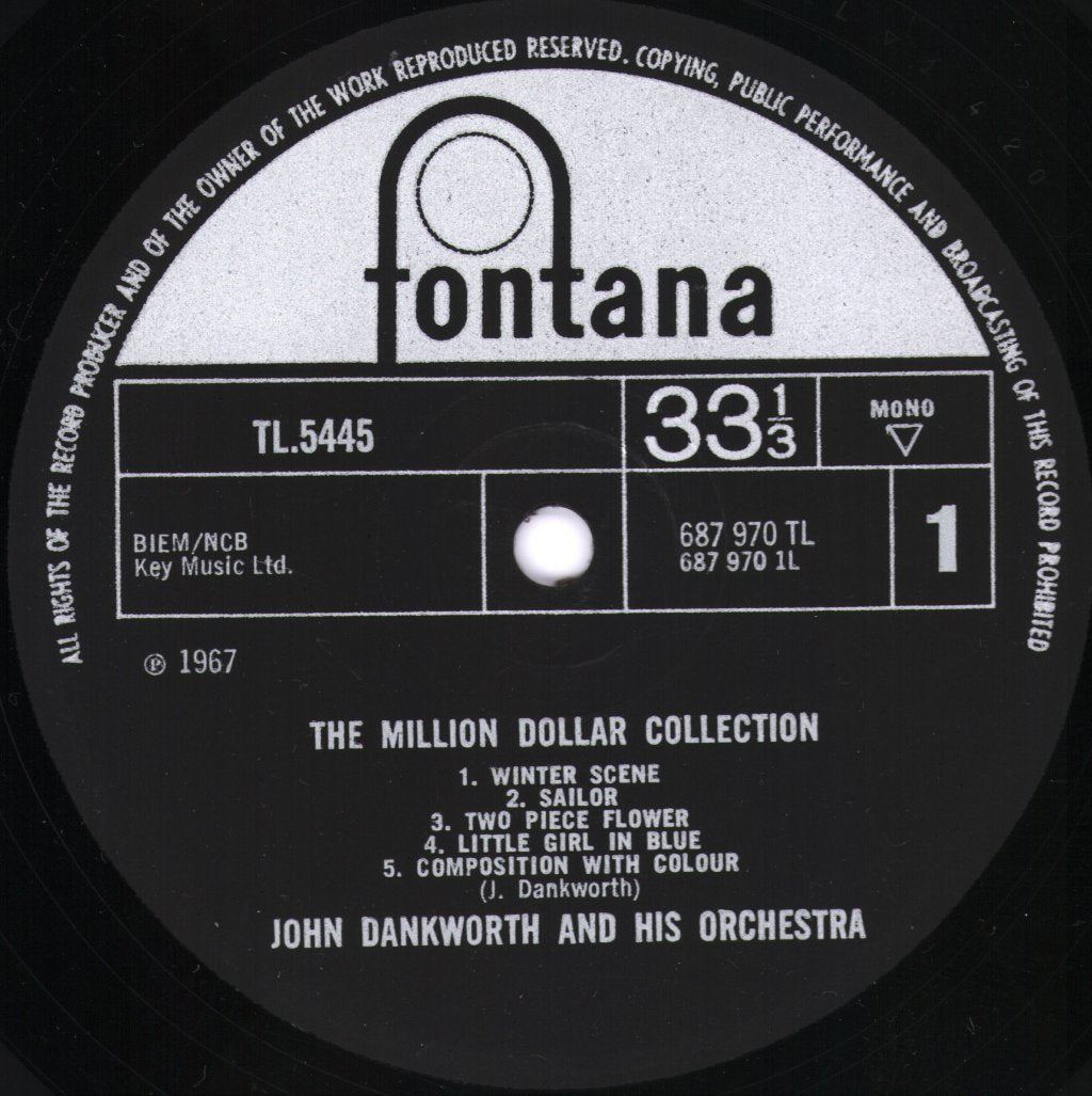 John Dankworth And His Orchestra - $1,000,000 Collection - Lp
