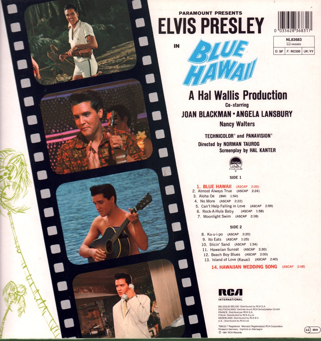 Elvis Presley - Blue Hawaii - Lp