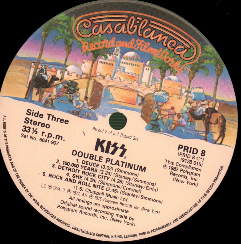 Kiss - Double Platinum - Double Lp