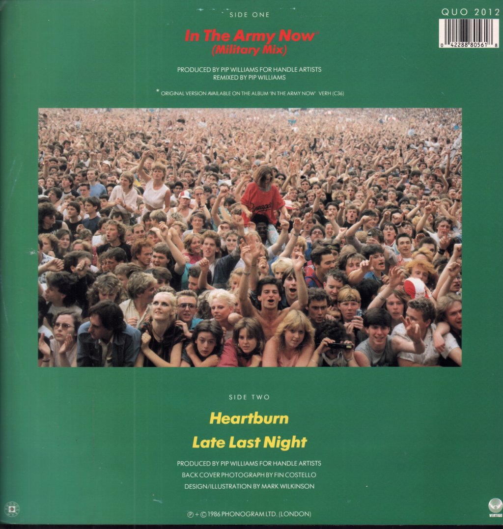 Status Quo - In The Army Now - 12 Inch