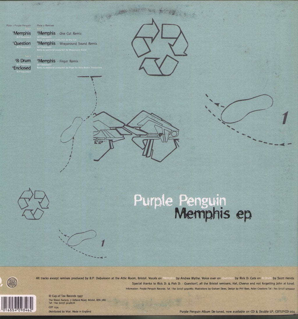 Purple Penguin - Memphis EP - Double 12 Inch