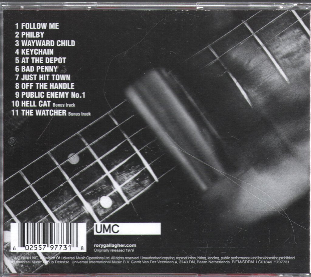 Rory Gallagher - Top Priority - Cd