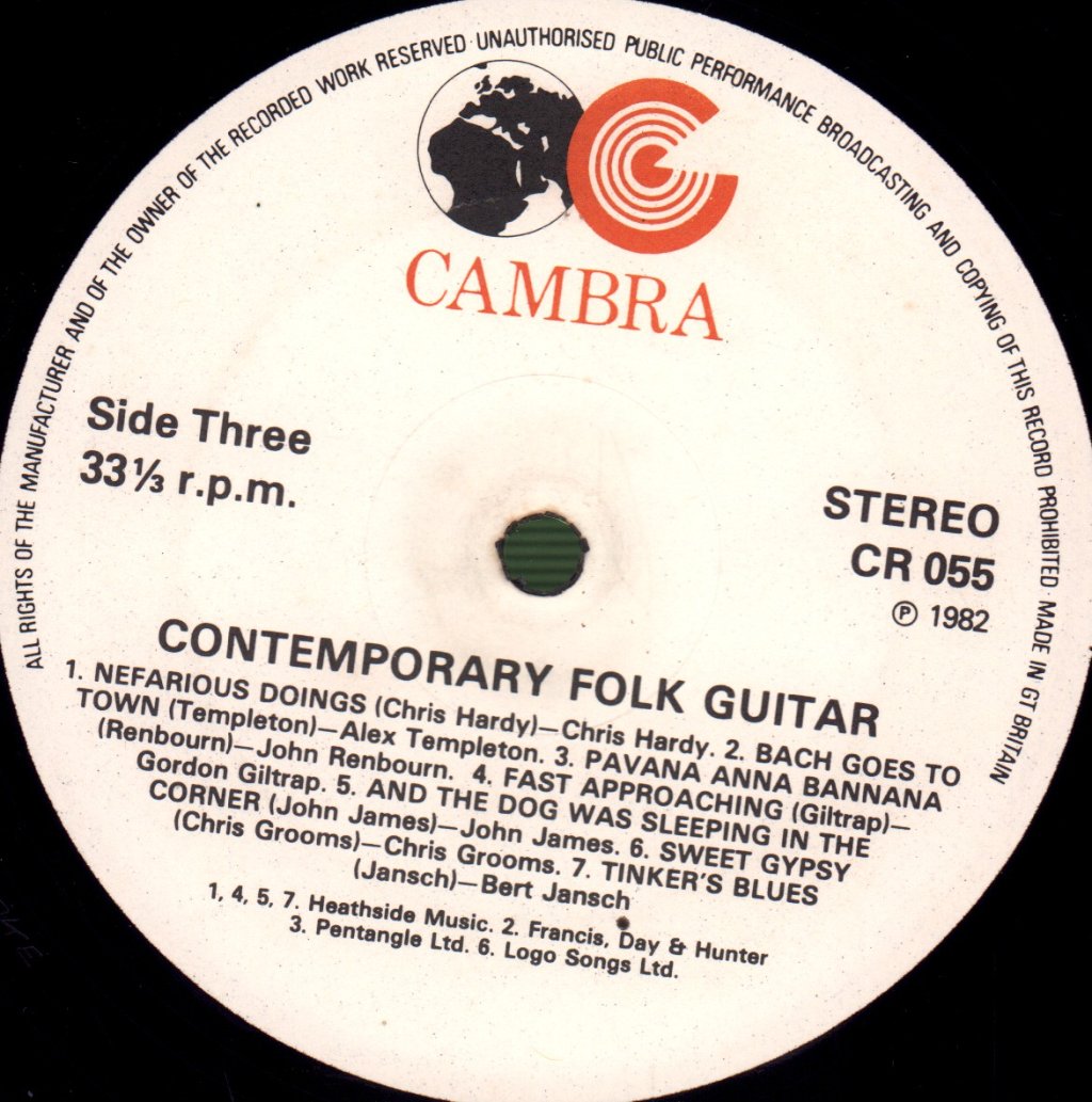Various Artists - Contemporary Folk Guitar - Lp