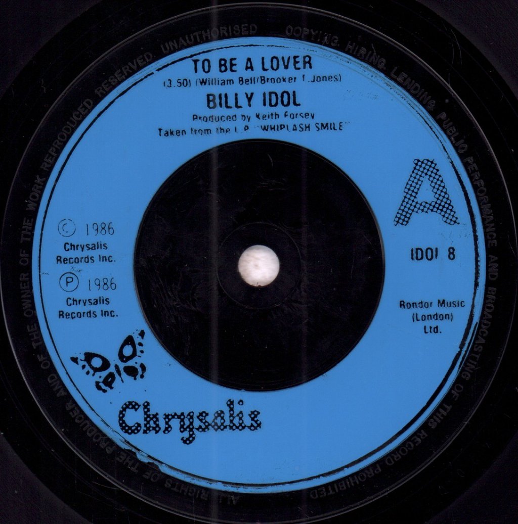 Billy Idol - To Be A Lover - 7 Inch