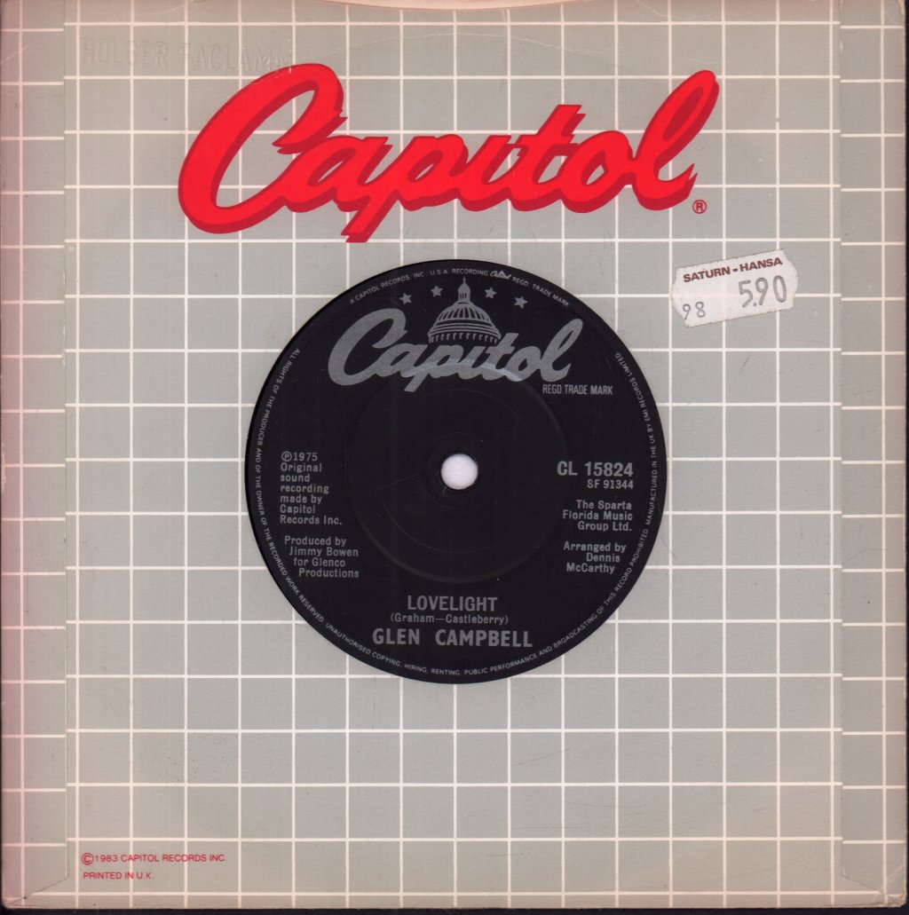 Glen Campbell - Rhinestone Cowboy - 7 Inch
