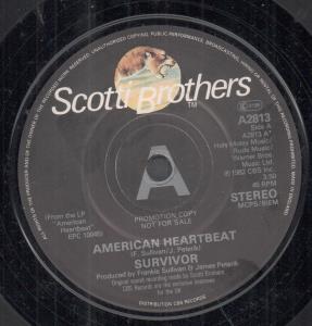 Survivor (AOR Group) - American Heartbeat - 7 Inch
