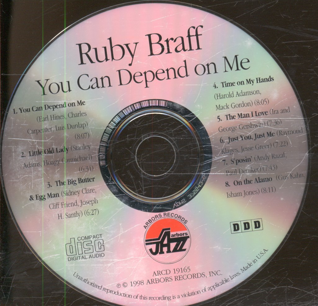Ruby Braff - You Can Depend On Me - Cd