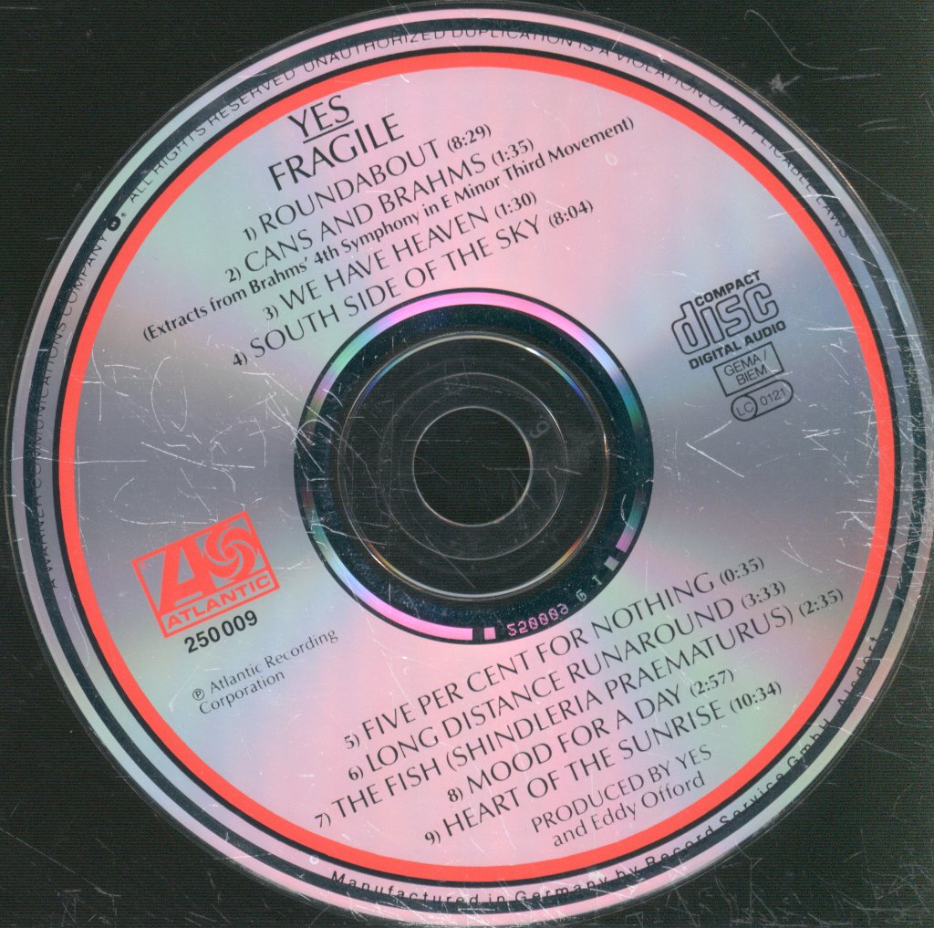Yes - Fragile - Cd